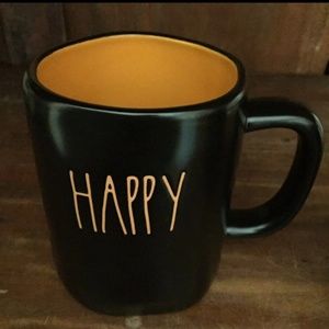 New Rae Dunn black happy Halloween mug